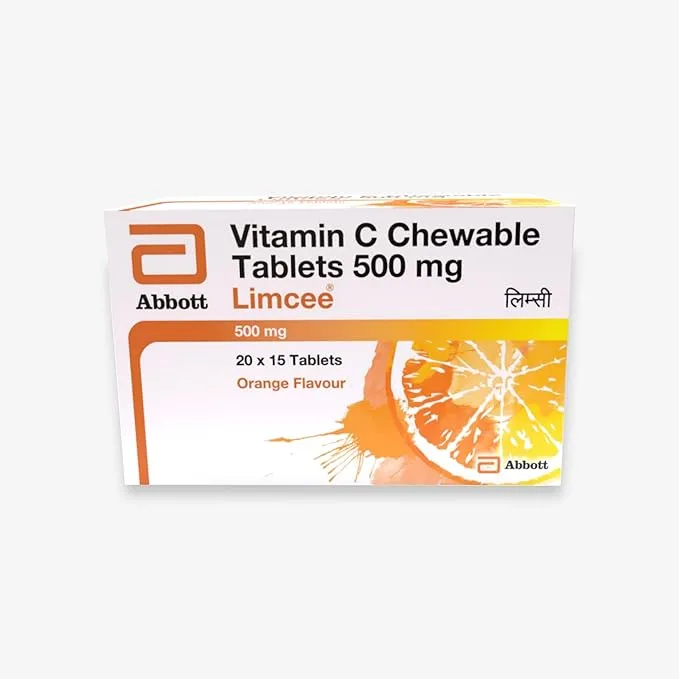 Limcee Chewable Natural Vitamin C 500mg Tablets